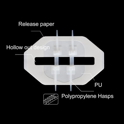 Tiras de cierre de la piel del dispositivo de cierre de sutura de cierre de cremallera